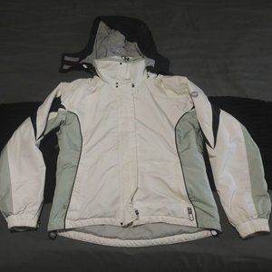 Women's white ski / snowboard Marker jacket
